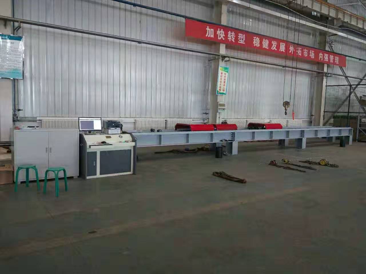 臥式拉力機現場