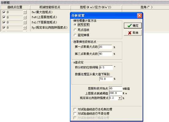 材料扭轉試驗機試驗完成界面